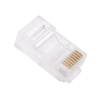 Коннекторы RJ-45 (8P8C)  для UTP кабеля Cat. 6 Telecom  TC-PLUG-8P8C-S-C6  100 шт в пакете