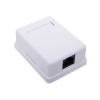 Розетка внешняя RJ-45 (UTP) 5E кат. Telecom <TC-SB-1-8P8C-C5E-WH>