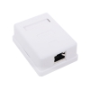 Розетка внешняя RJ-45 (FTP) 5E кат., экранированная (TC-SB-1-8P8C-C5E-SH-WH)