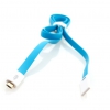Кабель Gmini mCable MUS200F Blue, microUSB плоский кабель, 100 cm (АК-00000526)