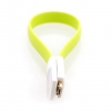 Кабель Gmini mCable MUS200F-M Green, microUSB плоский кабель с магнитом, 20 cm (АК-00000528)