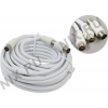 Philips <SWV2204W> Кабель антенный 9.5 M-M, 75Ом, 10м +  адаптер F-F
