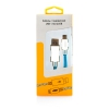 Кабель Gmini mCable MEL801 Blue, microUSB кабель с голубой подсветкой, 100 см (АК-00000688)