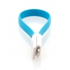 Кабель Gmini mCable MUS300F-M Blue, Lightning кабель плоский с магнитом, 20 cm (АК-00000535)
