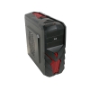 Корпус 3Cott 3C-ATX129G "Ninja" для игрового компьютера, ATX, блок питания 700 Вт 80+ PFC, выходы USB 2.0x2+USB 3.0x1, HD Audio, размер 390*195*405 мм