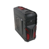 Корпус 3Cott 3C-ATX136G "Shogun" для игрового компьютера, ATX, блок питания 700 Вт 80+ PFC, выходы USB 2.0x2+USB 3.0x1, HD Audio, размер 390*195*405 м