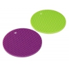 Подставка под горячее силиконовая Xavax H-111527 зеленый/фиолетовый, 2 шт (00111527)