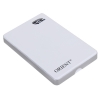 Мобил рек Orient 2562U3 (USB 3.0 External Case 2.5" SATA HDD, белый глянец с серебристой окантовкой) (29858)