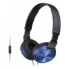 Гарнитура накладные Sony MDR-ZX310AP 1.2м голубой проводные (оголовье) (MDRZX310APL.CE7)