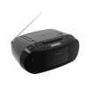 Аудиомагнитола Sony CFD-S50B Кассетная магнитола c CD-проигрывателем, поддержка MP3, мощность звука 3.4 Вт, тюнер AM, FM (CFDS50B.RU5)