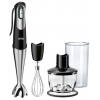 Блендер погружной Braun MQ 735 Sauce, 750Вт, 10 скоростей, турбо, измельчитель, мерный стакан, венчик, черный (0X22111084)