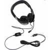 Наушники с микрофоном Dialog HS-A40MV <Black> (с регулятором громкости,  шнур 2.9м)
