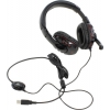 Наушники с микрофоном Dialog HS-A30MVU (с регулятором громкости,  шнур 2.9м, USB)