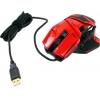 Mad Catz R.A.T.TE Laser Mouse <Red> 8200dpi (RTL)  USB 9btn+Roll <-MCB437040013>