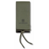Чехол из иск.кожи Victorinox Leather Imitation Belt Pouch (4.0837.4) зеленый с застежкой на липучке без упаковки