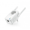 Wi-Fi усилитель сигнала 300MBPS TL-WA860RE TP-Link 300 Мбит/с Усилитель беспроводного сигнала серии N со встроенной розеткой, чипсет QCA(Atheros), 2T2R, 2,4 ГГц, 802.11b/g/n, 1 порт LAN 10/100 Мбит/с, кнопка Range Extender, режим усилителя сигнала, поддержка IGMP Snooping для IPTV, 2 фиксированные а