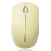 Мышь Rapoo Mini 3360 желтый оптическая (1000dpi) беспроводная USB (2but) (11598)
