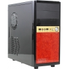 Miditower FOX <6811BR> Black-Red  ATX 430W (24+4+6пин)