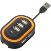Jet.A Sett <JA-UH10 Black&Orange> USB2.0 Hub  7-port  +  Б.п.