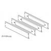 Панель Conteg DP-P-PDN-60/100-100-B цокольная для шкафов 60/100мм комплект серый RAL7035