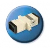 Адаптер проходной Brand-Rex BHCSCSM001 SC OS1/OS2 белый (упак.:1шт)