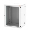 Шкаф настенный Conteg ROD-12-60/50-B 12U 600x500мм пер.дв.стекл несъемные бок.пан. 40кг серый 2ух секционный