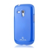 Чехол для Galaxy S 4 mini Imuca Royal Blue силиконовый + защитная пленка + стилус