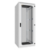 Шкаф коммутационный Conteg ROF-33-60/80 33U 600x800мм пер.дв.стекл задн.дв.стал.лист 2 бок.пан. направл.под закл.гайки 400кг серый