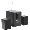 Колонки Dialog Progressive AP-150 <Black> (2х5W +Subwoofer 10W, дерево, SD, USB,  ПДУ, FM)