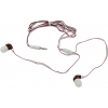 Наушники с микрофоном Defender Pulse-430 White/Red  (шнур  1.2м)  <63433>