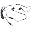 Наушники с микрофоном Defender Pulse-430 Black/Purple  (шнур 1.2м) <63435>