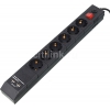 Сетевой фильтр Buro BU-SP5_USB_2A-B 5м (6 розеток) черный (коробка)