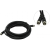 Telecom <TAN9520-5м> Кабель антенный тип F (M)-->тип F  (M), 5м