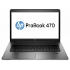 Ноутбук HP ProBook 470 G2 Core i3 5010U/4Gb/500Gb/DVD-RW/AMD Radeon R5 M255 1Gb/17.3"/SVA/HD+ (1600x900)/Free DOS/black/WiFi/BT/Cam/4530mAh/Bag (K9J95EA)