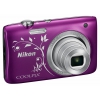 Фотоаппарат Nikon CoolPix S2900 фиолетовый/рисунок 20.1Mpix Zoom5x 2.6" 720p 25Mb SDXC CCD 1x2.3 IS el 10minF/EN-EL19 (VNA834E1)