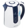 Чайник электрический Polaris PWK 1754 CLWR 1.7л. 2200Вт белый/синий (корпус: пластик) (PWK1754CLWR)