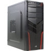Miditower Aerocool <V2X Red>  ATX 600W (24+2x4+2x6/8пин)