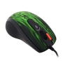 Мышь A4Tech XL-750BK Green-Fire, USB