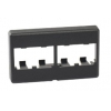 Лицевая панель Panduit (CFFP4BL) для 4-х модулей Mini-Com