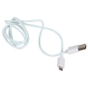 Кабель 3Cott 3C-DC-013W-MUSB, USB Type A/M на Micro USB/M, 1 м, белый
