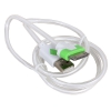 Кабель 3Cott 3C-LDC-064W-IP4, Apple 30-pin с подсветкой теплого оттенка, 1 м, белый