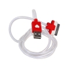 Кабель 3Cott 3C-LDC-064R-IP4, Apple 30-pin с подсветкой теплого оттенка, 1 м, красный