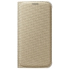 Чехол (флип-кейс) Samsung для Samsung Galaxy S6 Flip Wallet (Textil) золотистый (EF-WG920BFEGRU)