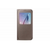 Чехол (флип-кейс) Samsung для Samsung Galaxy S6 S View Cover золотистый (EF-CG920PFEGRU)