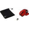 Mad Catz Office R.A.T. Bluetooth Laser Mouse <Red> (RTL)  USB <D20-MCB437240013>