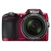 Фотоаппарат Nikon CoolPix L840 красный 16Mpix Zoom38x 3" 1080p 20Mb SDXC/SDXC CMOS IS opt+el 1minF rotLCD HDMI/AA (VNA771E1)
