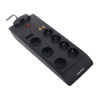 Сетевой фильтр CyberPower SB0702AD черный 3m, 7 розеток (1NP-0000606-00G)