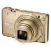Фотоаппарат Nikon CoolPix S7000 золотистый 16Mpix Zoom20x 3" 1080p 20Mb SDXC CMOS IS opt+el 1minF HDMI/WiFi/EN-EL19 (VNA802E1)