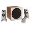 Колонки LOGITECH Z-3 SILVER-BEECH (2X8.5W + SUBWOOFER 23W) пульт ДУ проводной