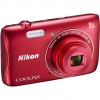 Фотоаппарат Nikon Coolpix S3700 Red <20.1Mp, 8x zoom, 2.6", SDXC, 720P> (VNA822E1)